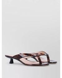 Stuart Weitzman - Rio Flat Toe Sandal Tortoiseshell Pattern - Lyst