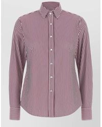 Xacus - Striped Shirt - Lyst