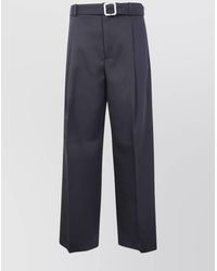 Jil Sander - Wide Leg Trousers Front Pleats Design - Lyst