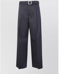 Jil Sander - Wool Wide-Leg Trousers - Lyst