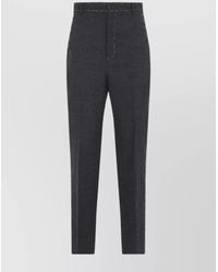 Moschino - Wool Straight-Leg Tailored Trousers - Lyst
