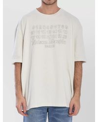 Maison Margiela - Cotton Short-Sleeve Crewneck T-Shirt - Lyst