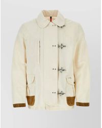 Fay - Four-Hook Linen Jacket - Lyst