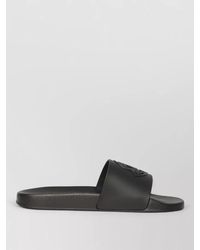 Moncler - Basile Logo Rubber Slides Eva Sole - Lyst