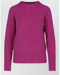 Drumohr - Crew Neck Long Sleeve Casual Knit Top - Lyst