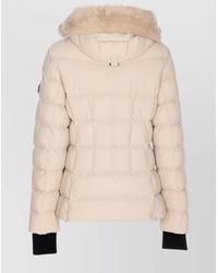 Moose Knuckles - Hooded Padded Quilted Jacket With Removable Fur - Lyst