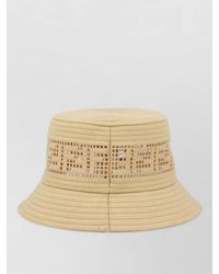 Fendi - Raffia Bucket Hat - Lyst