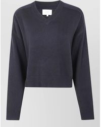 Loulou de Saison - Cashmere Boxy V Neck Sweater - Lyst