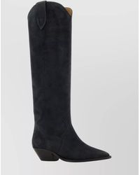 Isabel Marant - Suede Leather Paneled Boots - Lyst