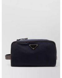 Prada - Handheld Clutch Bag Side Handle Detail - Lyst