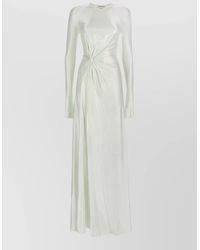 Victoria Beckham - Twist Waist Maxi Dress - Lyst