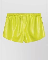 Gucci - Shiny Finish Straight Leg Tailored Pants - Lyst