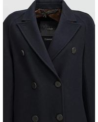 Max Mara - Long Double-Breasted Cashmere Coat - Lyst