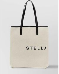 Stella McCartney - Stella Logo Large Canvas Tote Bag - Lyst