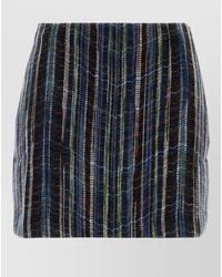 Missoni - Wool-Blend Embroidered Mini Skirt - Lyst