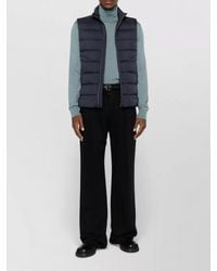 Herno - Down Gilet High Neck Sleeveless Straight Hem - Lyst