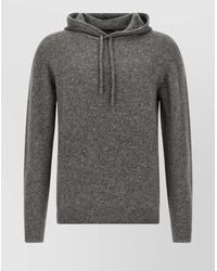 Roberto Collina - Cashmere Silk Hooded Sweater - Lyst