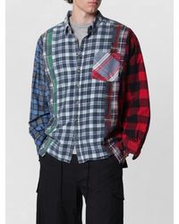 Needles - Shirt Button Down Collar Long Sleeves Pocket - Lyst
