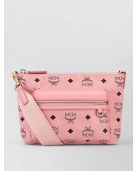 MCM - Aren Canvas Shoulder Bag Adjustable Strap - Lyst