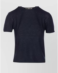 Lisa Yang - Cashmere Crew Neck Short Sleeve Knitted Top - Lyst