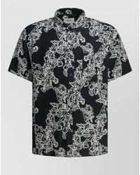 NN07 - Deon Short Sleeve Shirt Chest Pocket Floral - Lyst