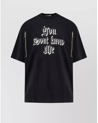 Undercover - Cotton Ribbed Crew-Neck Logo-Print T-Shirt - Lyst