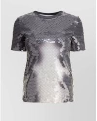 Sportmax - Sequin Short-Sleeve T-Shirt - Lyst