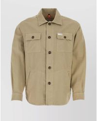 Fay - Cotton Linen Shirt Jacket - Lyst