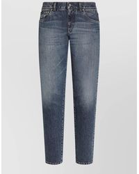 Dolce & Gabbana - Denim Trousers Five Pocket Belt Loops - Lyst