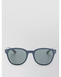 Emporio Armani - Oval Frame Sunglasses - Lyst