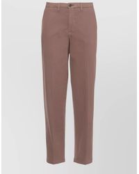 Briglia 1949 - Straight Leg Pants Belt Loops Pockets - Lyst
