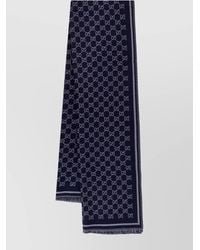 Gucci - Fashionable Scarf Reversible Fringed Edges - Lyst