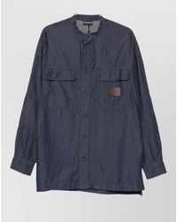 Emporio Armani - Denim Shirt Jacket - Lyst