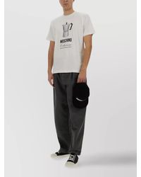 Moschino - Cotton Regular-Fit Logo-Print T-Shirt - Lyst