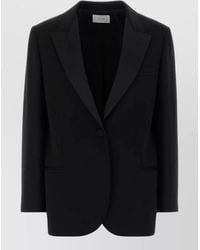 The Row - Wool Single-Breasted Blazer - Lyst