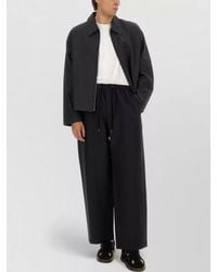 Studio Nicholson - Cotton Single Breasted Coat - Lyst