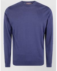 Filippo De Laurentis - Cotton Crew-Neck Long-Sleeve Jumper - Lyst
