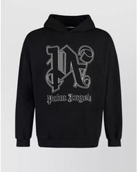 Palm Angels - Ribbed Cotton Hoodie - Lyst