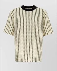 Jil Sander - Embroidered Cotton T-Shirt - Lyst