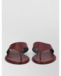 Aeyde - Flat Sole Sandals Open Toe Thong Strap - Lyst