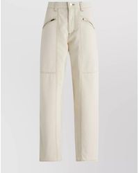 Isabel Marant - Trousers With Back Pockets And Belt Loops - Lyst