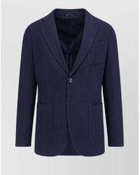 Giorgio Armani - Wool And Viscose Blazer - Lyst
