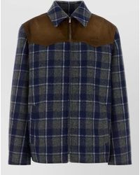 Miu Miu - Embroidered Virgin Wool Fitted Jacket - Lyst