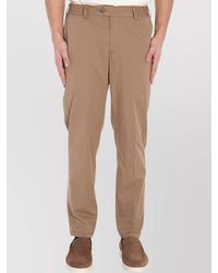 PT Torino - Cotton-Blend Straight-Leg Trousers - Lyst