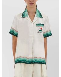 CASABLANCA - Montagne Ondulée" Shirt - Lyst