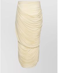 Magda Butrym - Draped Slim-Fit Midi Skirt - Lyst