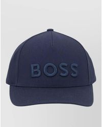 BOSS - Hat Structured Silhouette Curved Crown Wide Brim - Lyst