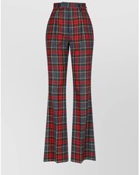 Vivienne Westwood - Tartan" Bootcut Trousers - Lyst