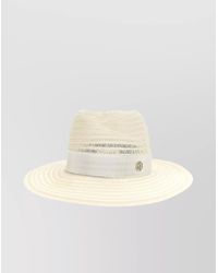Maison Michel - Hemp Fedora Hat - Lyst