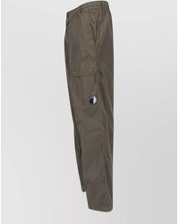 C.P. Company - Straight Leg Pants Side And Back Pocket - Lyst